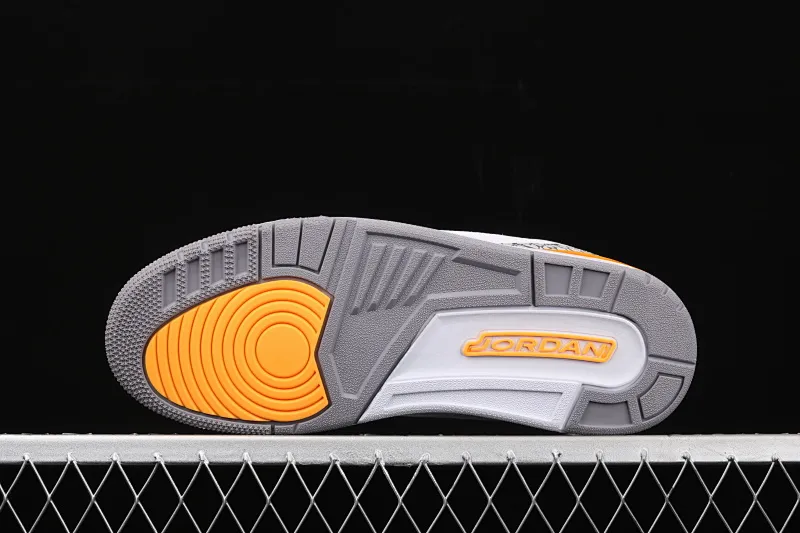 All categories Air Jordan Jordan series basketball shoes Air Jordan 3 Air Jordan 3 Retro "Laser Orange" AJ3 Joe 3 White Yellow White Orange Lakers CK9246-108